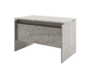 D-12 Стол прямой с двойной царгой, 1200*700*750 (Бетон Чефалу/Кашемир) рис1