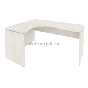 Стол криволинейный левый 1580*1200*750  Л.СА-4 Л (Дуб Наварра) рис1