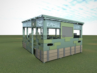 Детская площадка ШТАБ серия Гвардеец рис4