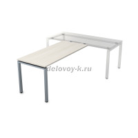 БП-П.008 Брифинг приставка (1200-700-750) ivory_алюминий матовый рис3