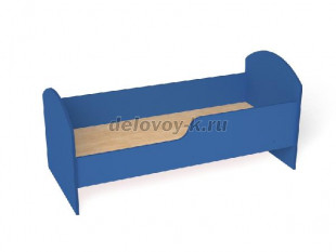Кровать ясельная с бортиком, 1400*600 (КР-001-Я) рис1
