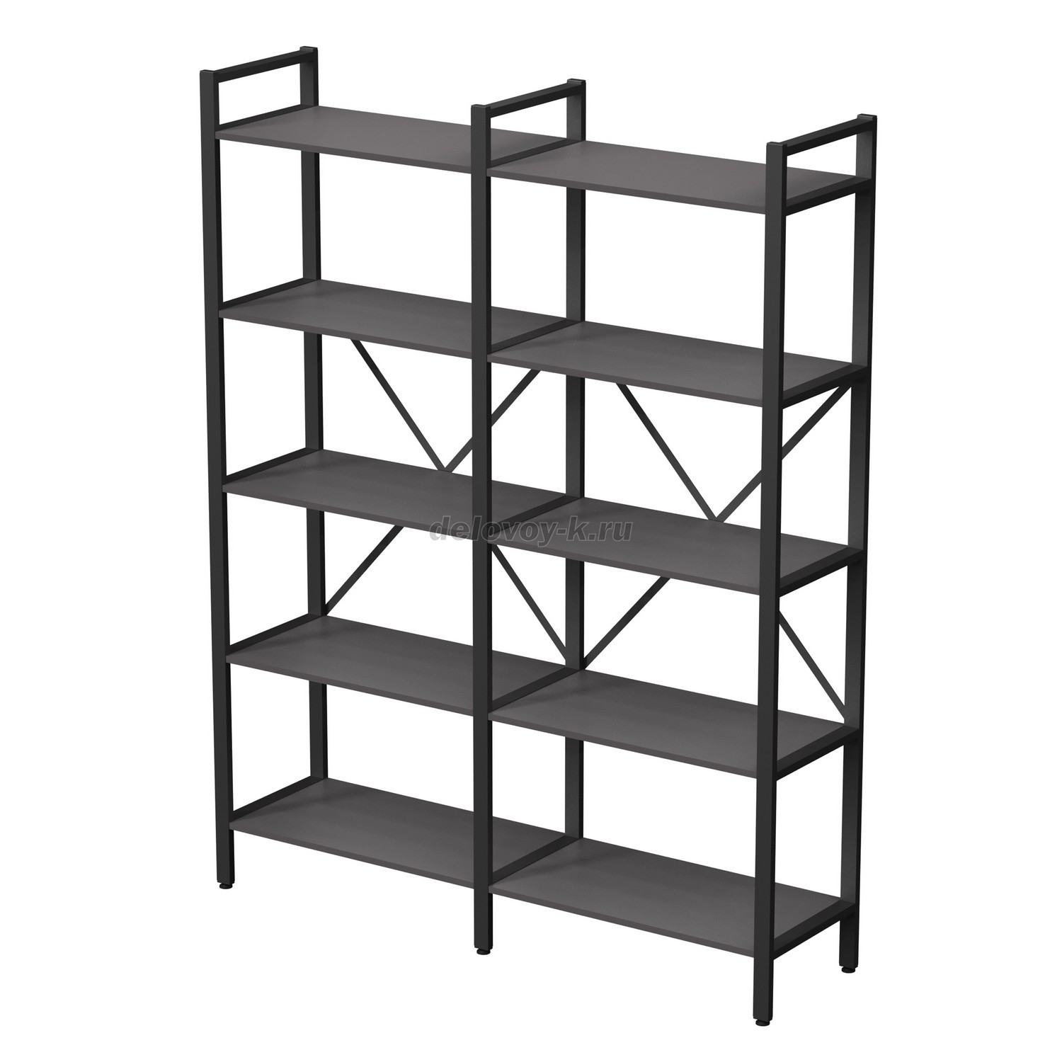 10СД.101 Стеллаж двойной (1560*400*2000) фото