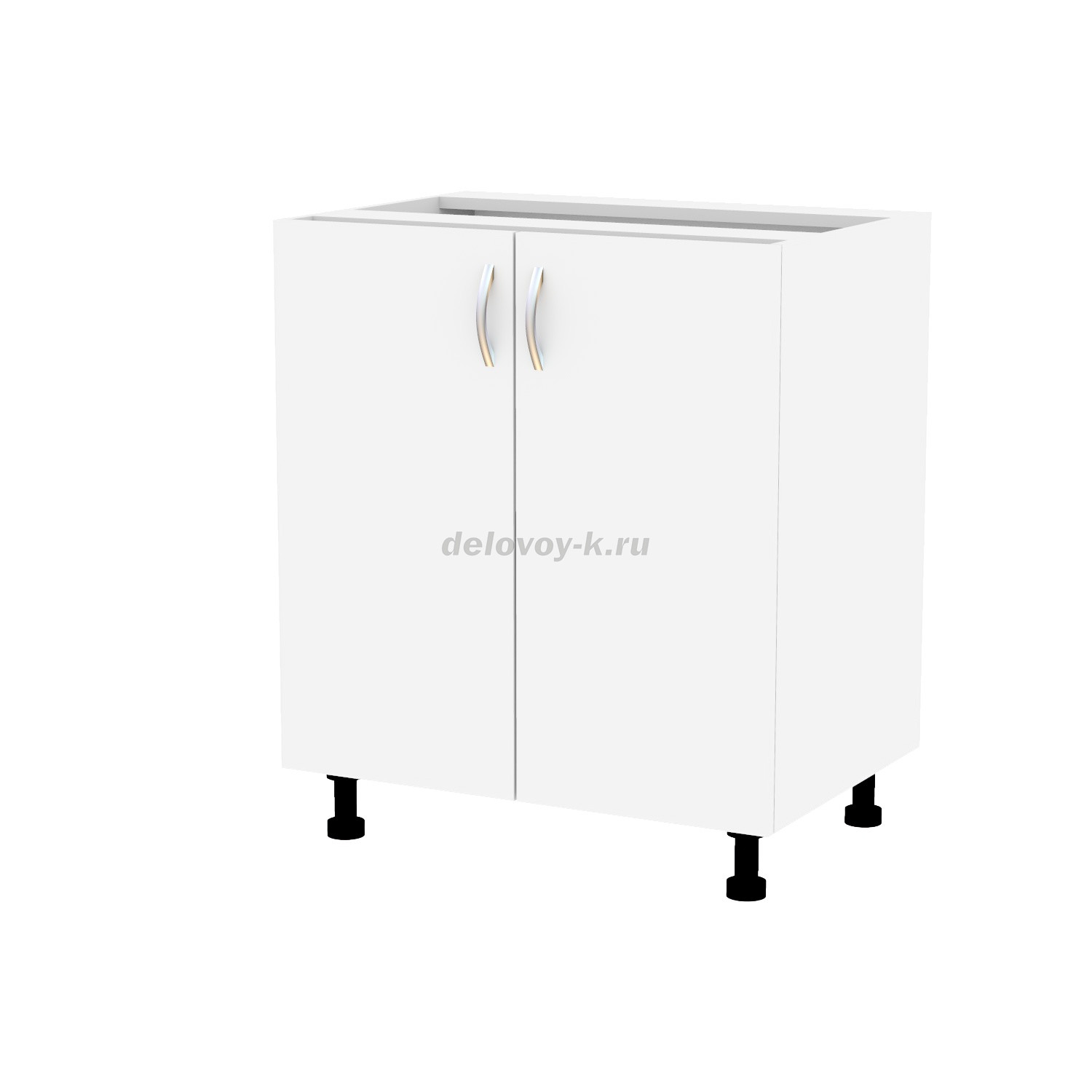 Тумба кухонная с двумя распашными дверями 650*500*720 фото 1