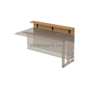 16НПК.014.2 Надставка президиум для стола переговоров (1400*200*400) рис1