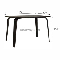 Стол обеденный Бертран венге структура_i рис2