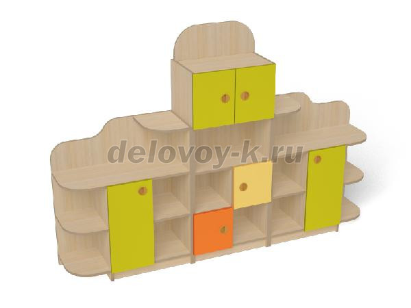 Стеллаж Антошка, 2020*340*1400 (ШС-012) рис1