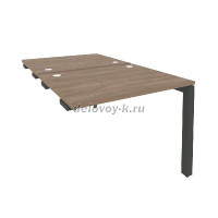 Стол-приставка двойной на П-образном м/к к опорным элементам O.MP-D.SPR-1.8 рис1