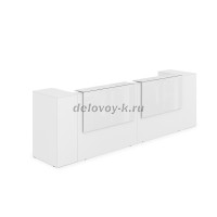 1КРТ-КЛ.005 Комплект Ресепшн с фартуком HPL 3632-751-1149 без подсветки_Белый_Белый глянец рис5