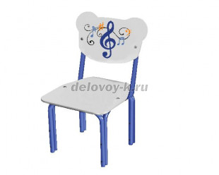 Стул детский регулируемый "Кузя" Нотка (0-1)  рис1