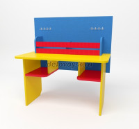 ИГРОВОЙ 'УГОЛОК МАСТЕРА' ЦВЕТНОЙ БЕЗ ИГРУШЕК рис1