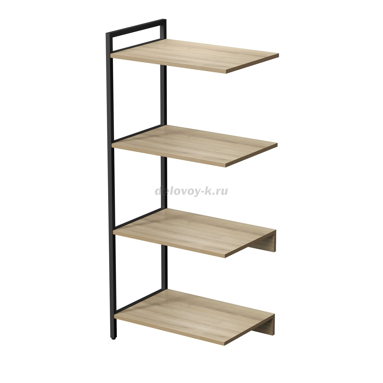 10СПС.4.600 Стеллаж промежуточный средний 4 полки (580*400*1328) фото