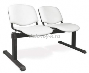 Секция ИЗО ТР 2-местная с откидными сидениями, кожзам рис1