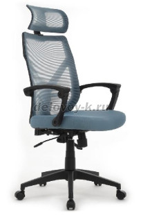 Кресло RIVA CHAIR Oliver (W-203AC) черный пластик сетка/ткань рис1