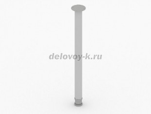 Опора для столов-приставок 51х710 цвет матовый никель ПР-147 рис1