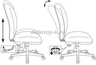 Кресло детское Бюрократ KD-W10 рис3
