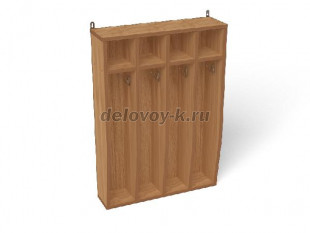 Шкаф для полотенец навесной 4-секционный (ШП-001-4) рис1