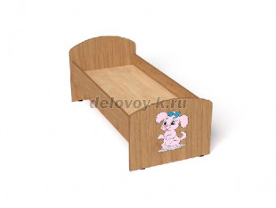 Кровать ЛДСП с рисунком, 1400*600 (КР-001-Р) рис1