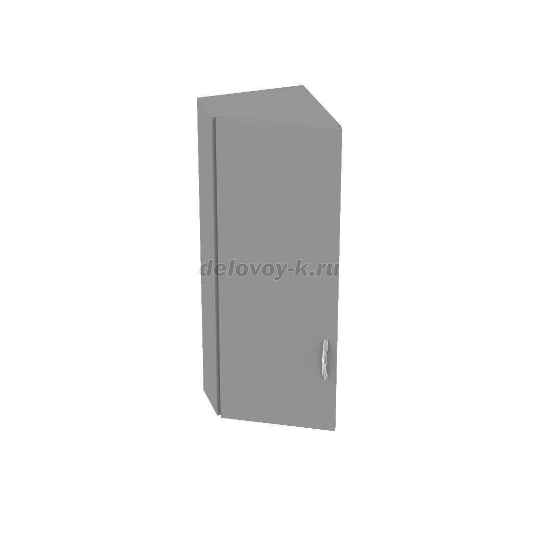 Шкаф навесной угловой (завершающий левый) с одной распашной дверью 1 полка 920 300*320*920 фото 1