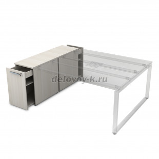 9ТП.012.2 Тумба с выкатной секцией двухсторонняя (1635*450*750) рис3