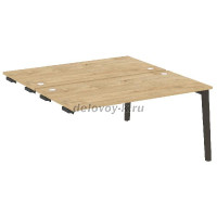 Стол-приставка двойной  к опорным элементам, опоры - массив дерева OW.D.SPR-4.8 рис1