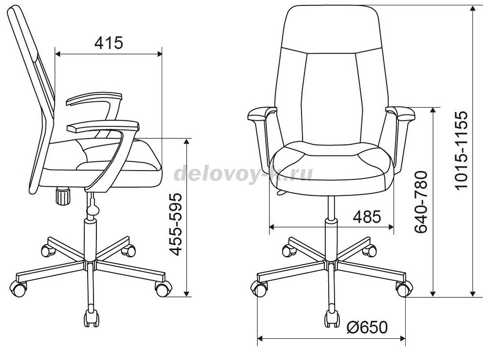 Кресло Бюрократ CH-605 фото 2