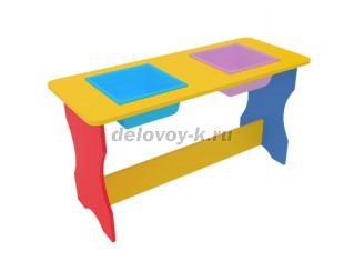 СТОЛ 'ЦЕНТР ПЕСКА И ВОДЫ' ЛДСП (ЦВЕТНОЙ) рис1