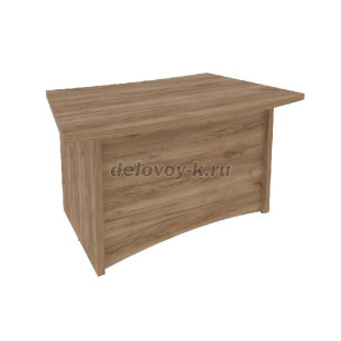 Стол руководителя криволинейный KSR-5  1400*900*765 рис1