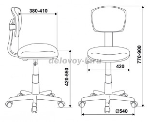 Кресло детское Бюрократ CH-W299 рис3