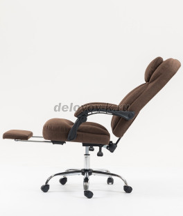 Кресло руководителя с подножкой F3008 ткань рис3