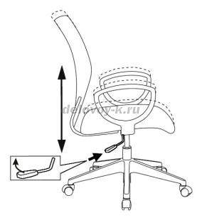 Кресло Бюрократ CH-599AXSN рис2