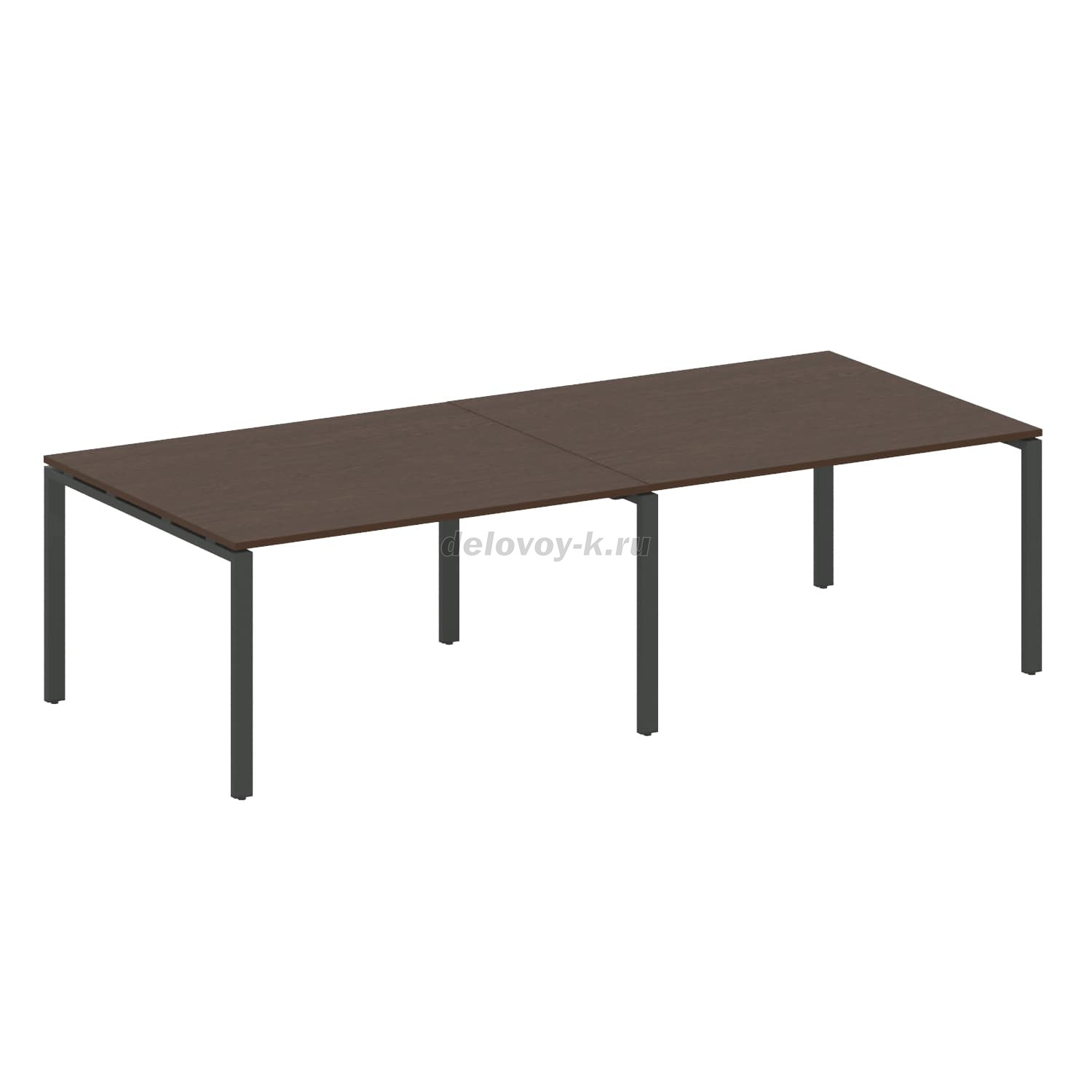 Переговорный стол (2 столешницы) на П-образном м/к 2800*1235*750  БП.ПРГ-2.3 фото