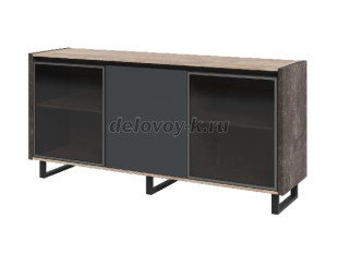 EN.TM-406  Тумба 3-секционная дверьми 1800х450х835 рис1