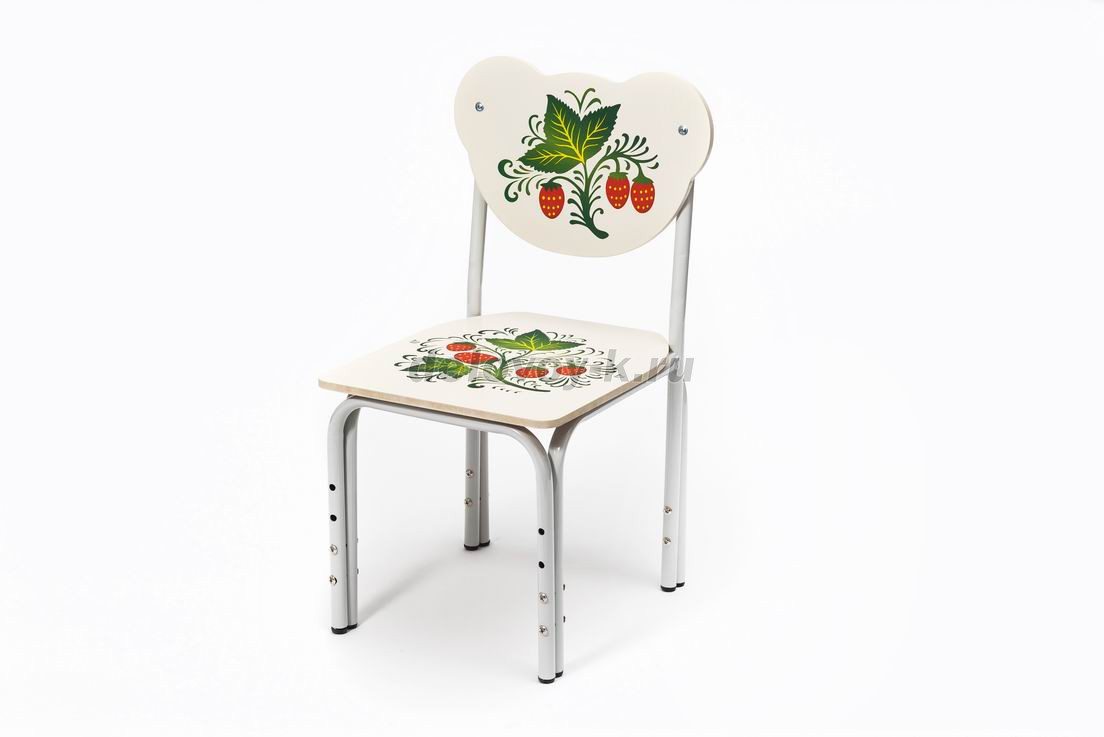 Стул детский регулируемый "Кузя" Стандарт с росписью (0-1)  фото 1
