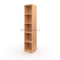 Шкаф для учебных пособий полуоткрытый узкий  ШУП-Яр рис1