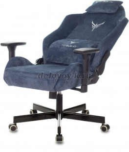 Кресло игровое KNIGHT N1 Fabric с подголовником, крестовина металл рис2