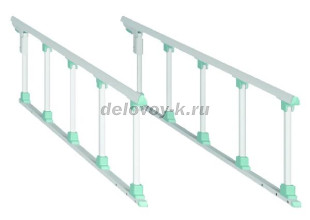 Ограждения боковые MBA-03 (КМ 1) для кровати общебольничной механической рис1