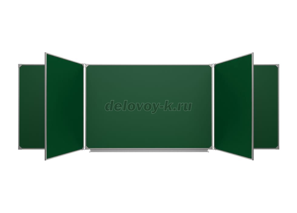 Доска 5-элементная магнитная под мел 4000х1000 мм фото 1