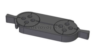 Фиксаторы поворотные, комплект 2 шт. (160х50х15)*2 рис2