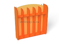 Шкаф для полотенец навесной Волна 5-секционный 840*260*1020 рис1