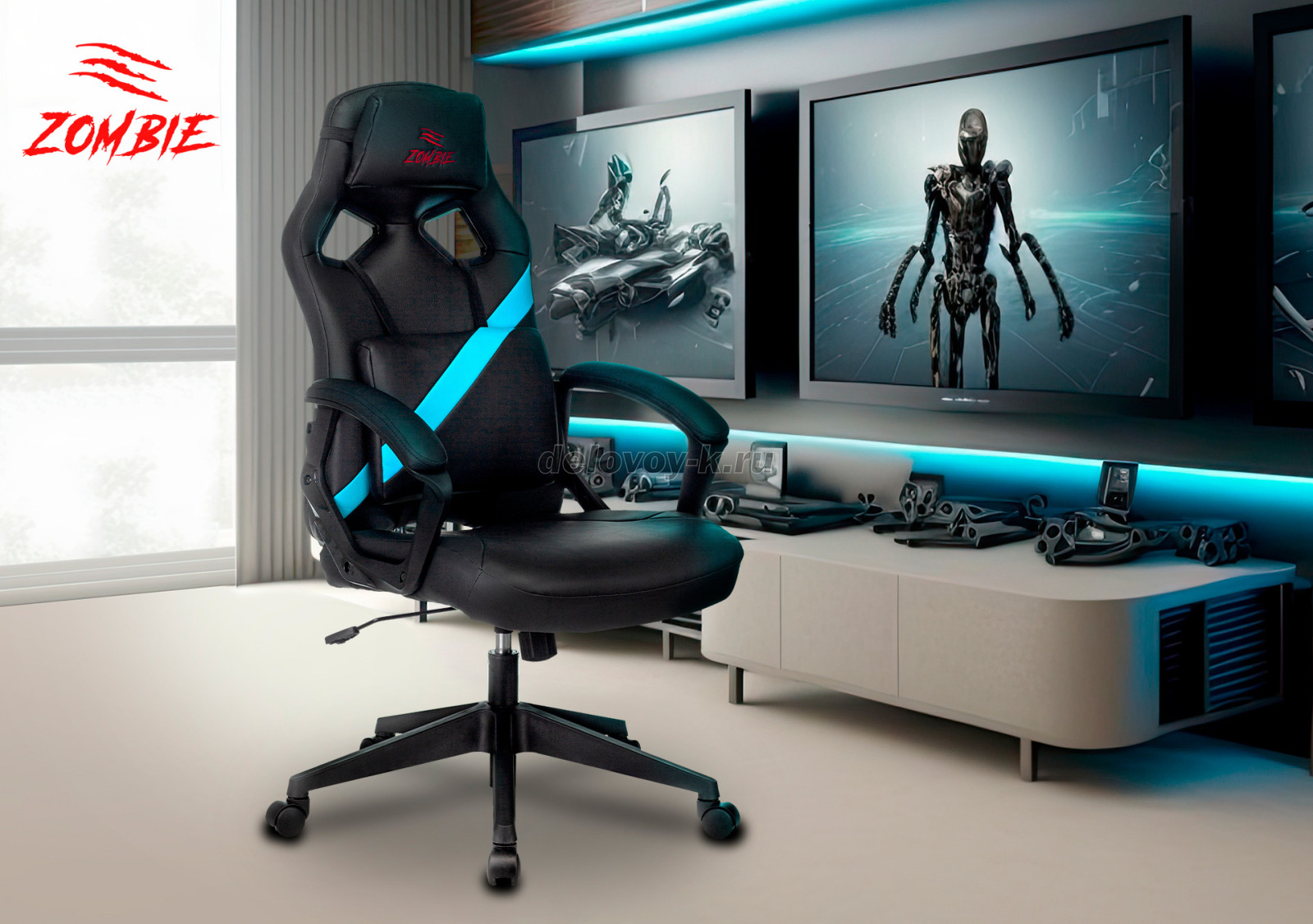 Кресло игровое ZOMBIE DRIVER фото 7