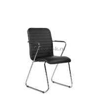 Стул Честер, хром, экокожа рис1