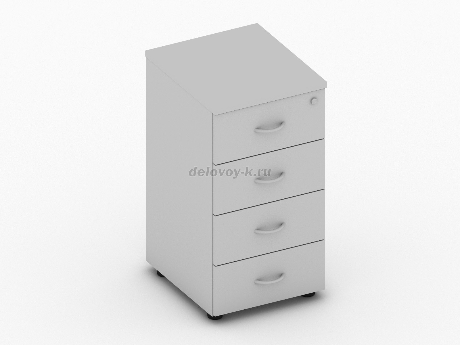 Тумба с замком на верхний ящик 420х450х750 ПР-42.04 фото