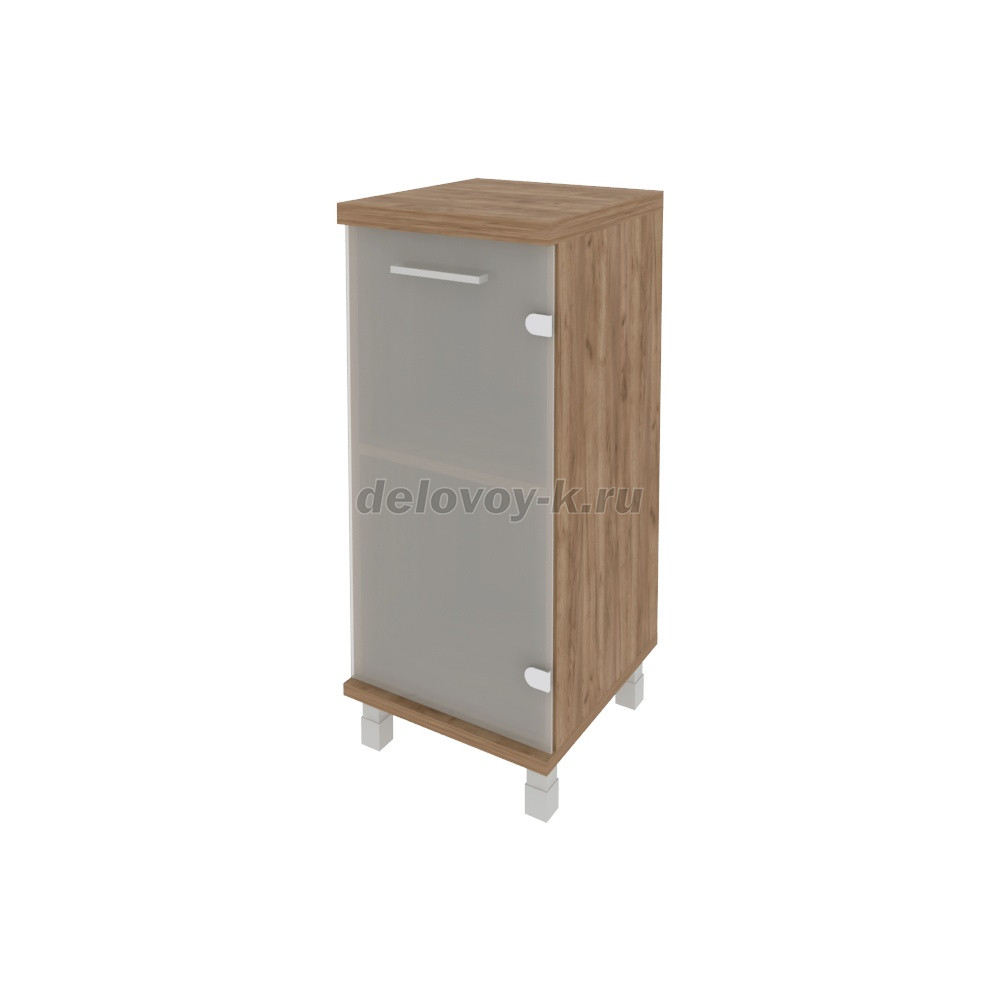 Шкаф низкий узкий правый (1 низкая дверь стекло) KSU-3.2(R) 401*432*958 фото