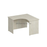 К.136 Стол эргономичный левый 1200-750-1200_Орех французский рис1