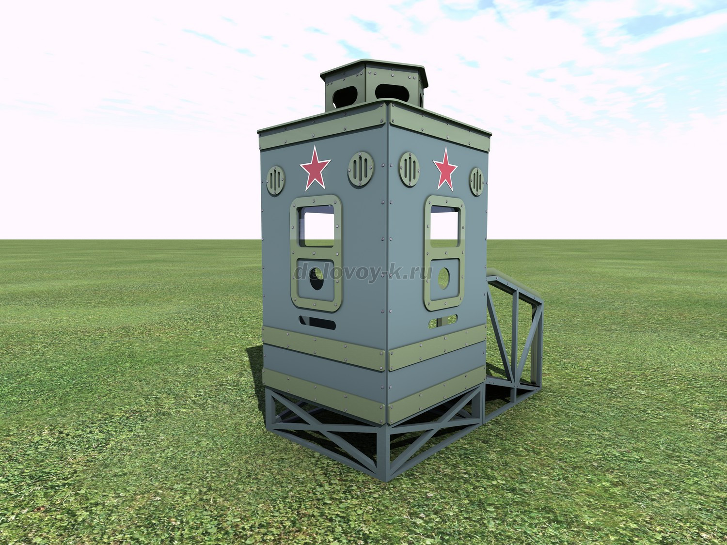 Детская площадка КПП серия Гвардеец фото 1