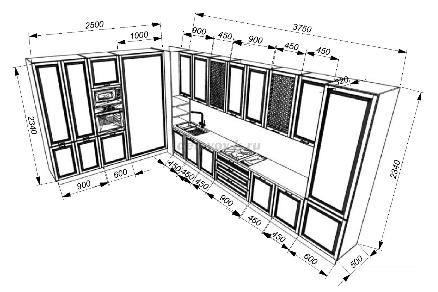 Кухонный гарнитур АРНА фото 3
