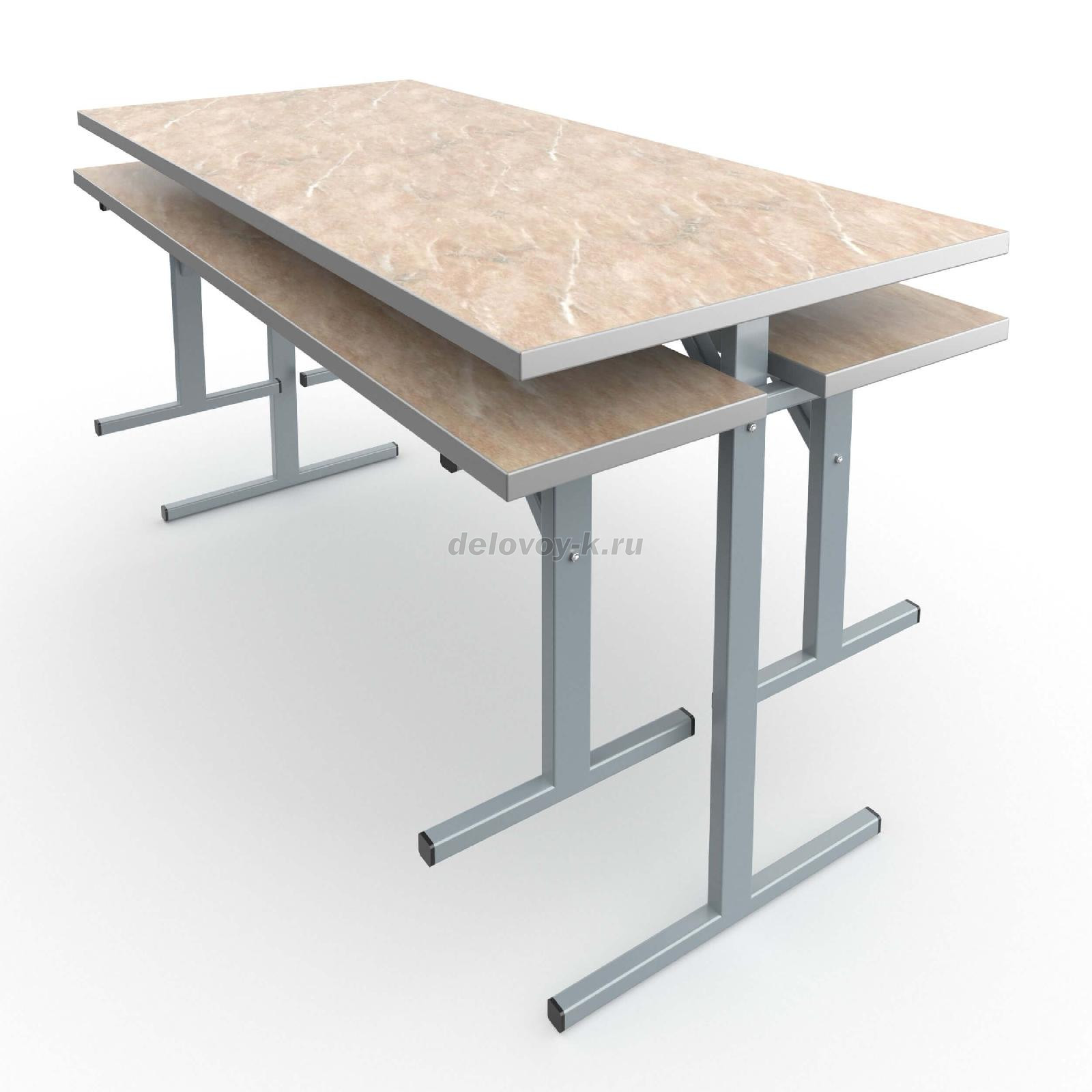 Стол обеденный под скамью 150х70 пластик 1500*700*760 фото