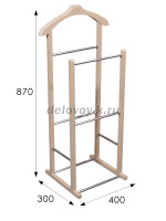 Вешалка костюмная детская В28Н слоновая кость_i рис3