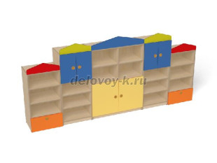 Стенка Дарья, 3100*420*1430 (ШС-021) рис1