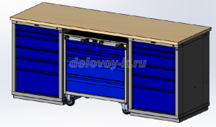Тележка инструментальная WDS-4 рис4